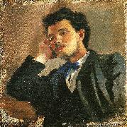 Ernst Josephson portratt av jacob hagg painting